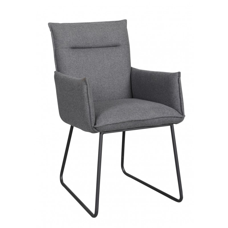 RO Yuko Armchair Dark Grey